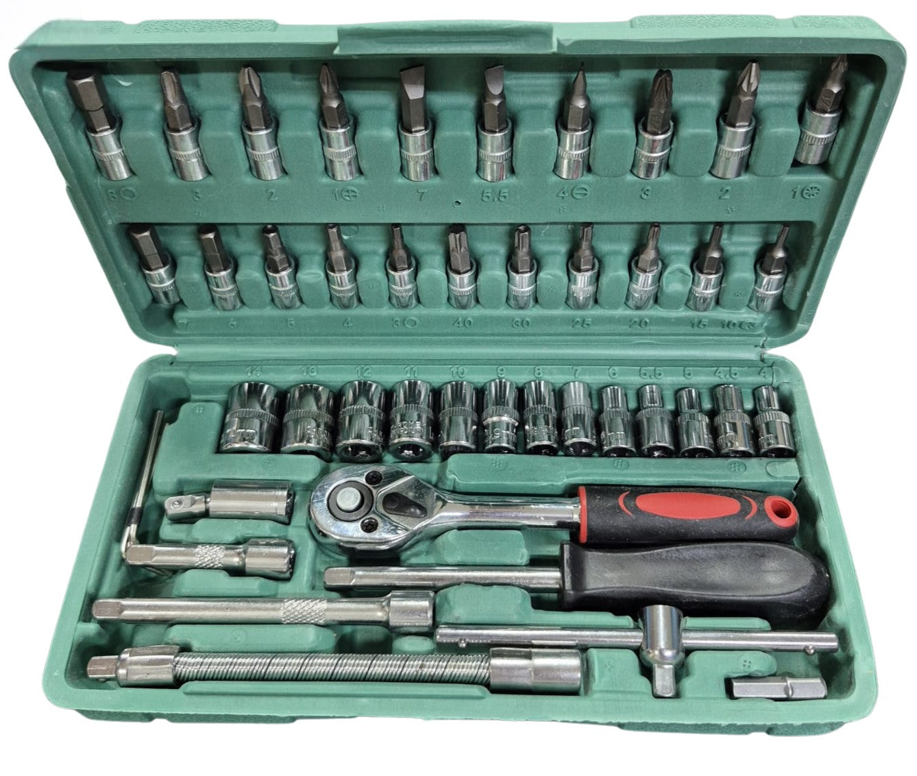 Set di Chiavi a Cricchetto da 46 Pezzi