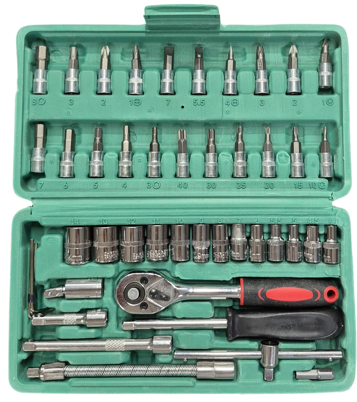 Set di Chiavi a Cricchetto da 46 Pezzi