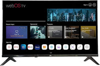 JCL JCL32RWHD Smart TV 32" HD Ready 720p Sistema Operativo webOS TV 8.1, WiFi Ethernet, Netflix Youtube, HDMI x3, VESA, DVB +T/T2/C/S/S2 [Classe di efficienza energetica E]