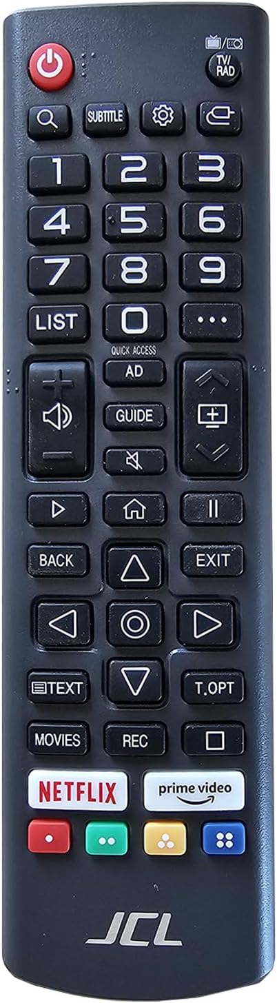 JCL JCL32RWHD Smart TV 32" HD Ready 720p Sistema Operativo webOS TV 8.1, WiFi Ethernet, Netflix Youtube, HDMI x3, VESA, DVB +T/T2/C/S/S2 [Classe di efficienza energetica E]